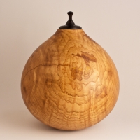 Curly Chinese Chestnut Cremation Urn, 140 ci - $580.00