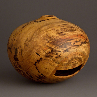 Owen's Small Natural Spalted Pecan Hollow