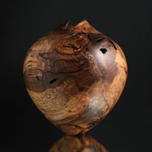 Spalted Curly Maple Hollow Form