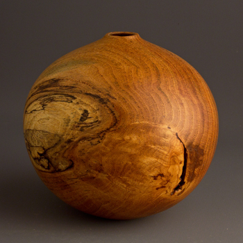 Natural Spalted Locust Hollow Form