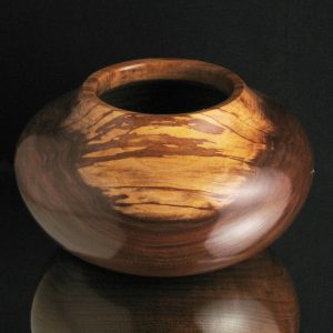 Early Wood Sculpture - Spalted Walnut Hollow, item #1 from Chowan County, NC