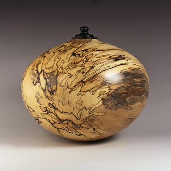 Spalted Holly Cremation Urn
